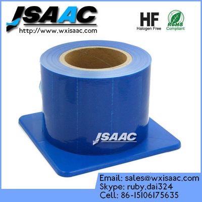 China Adhesive edges blue barrier film with dispenser supplier